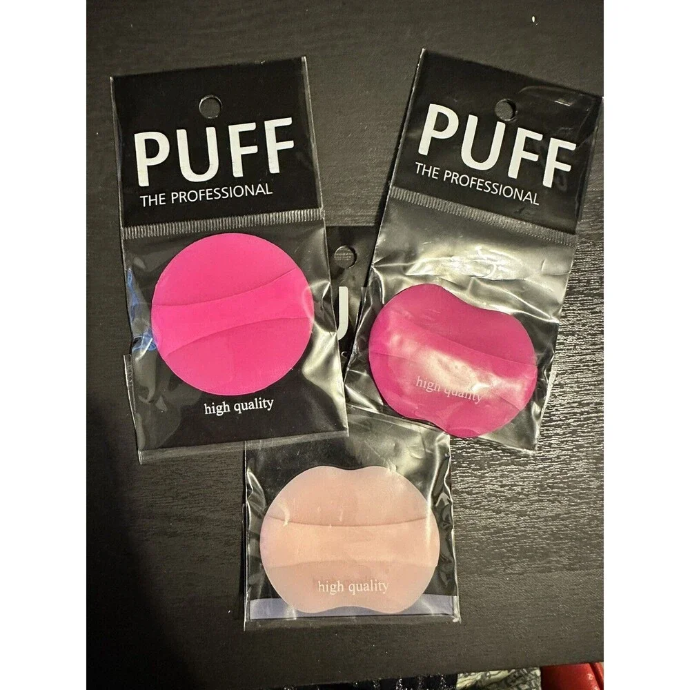 3 PACK Puff Natural Latex Makeup Sponges